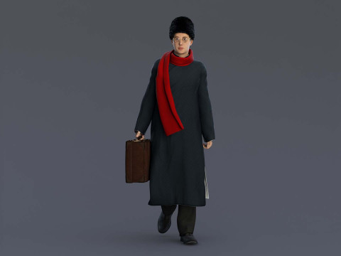 Man Character Modello 3D