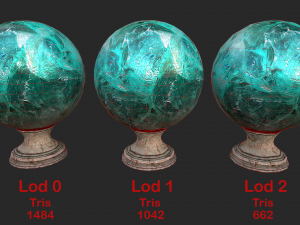fortune teller crystal apatite ball Model 3D