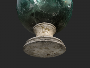 fortune teller crystal apatite ball Model 3D