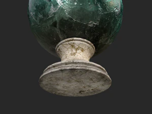 fortune teller crystal apatite ball 3D Model
