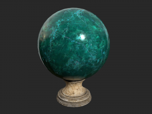 fortune teller green crystal ball Modelo 3D