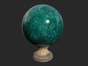 fortune teller green crystal ball Modelo 3D