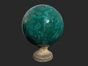 fortune teller green crystal ball 3D Model