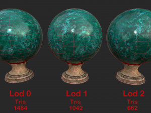 fortune teller green crystal ball Modelo 3D