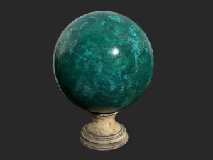 fortune teller green crystal ball 3D Model