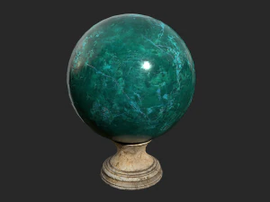 fortune teller green crystal ball 3D Model