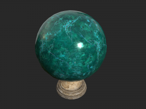 fortune teller green crystal ball Modelo 3D