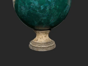 fortune teller green crystal ball 3D Model