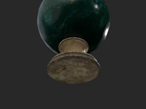fortune teller green crystal ball 3D Model