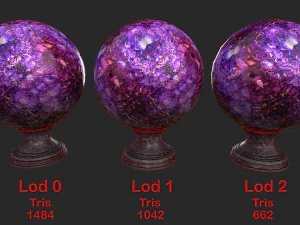 fortune teller crystal ball 3D Model