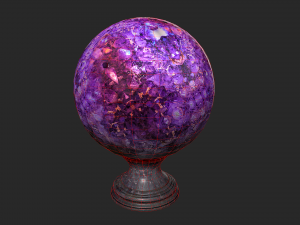 fortune teller crystal ball Model 3D