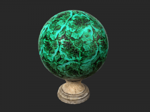 fortune teller malachite crystal ball 3D 模型