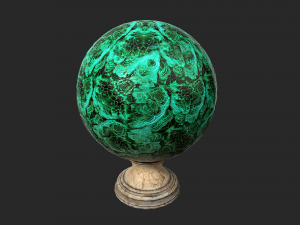 fortune teller malachite crystal ball 3D 模型