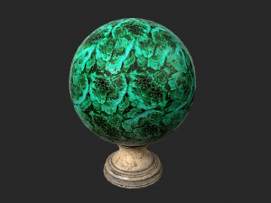 fortune teller malachite crystal ball 3D 模型