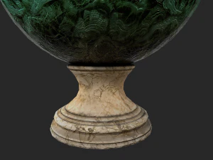 fortune teller malachite crystal ball 3D Model