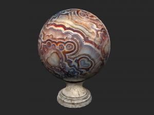 fortune teller mineral crystal ball 3D Model
