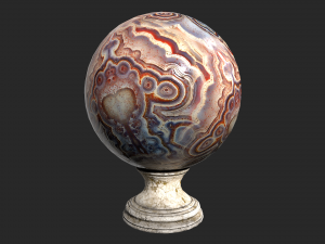 fortune teller mineral crystal ball Model 3D