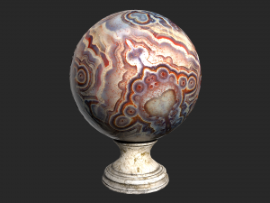 fortune teller mineral crystal ball Model 3D