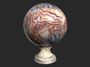 fortune teller mineral crystal ball Model 3D