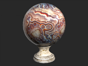 fortune teller mineral crystal ball Model 3D