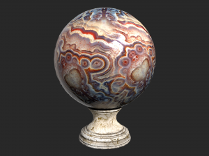 fortune teller mineral crystal ball Model 3D
