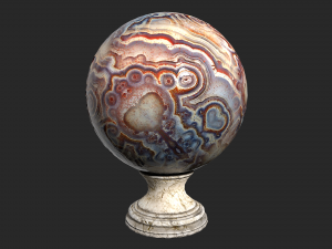 fortune teller mineral crystal ball Model 3D