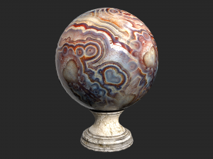 fortune teller mineral crystal ball Model 3D