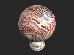 fortune teller mineral crystal ball Model 3D