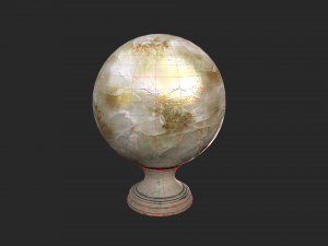 fortune teller white pearl crystal ball 3D Модель