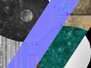 ensemble de diseuse de bonne aventure Modèle 3D