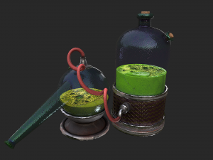 alchemical potion mixer equipment 3Dモデル