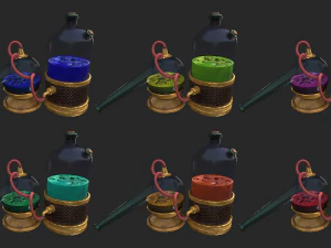 alchemical potion mixer equipment 3D Model