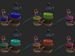 alchemical potion mixer equipment 3D Model