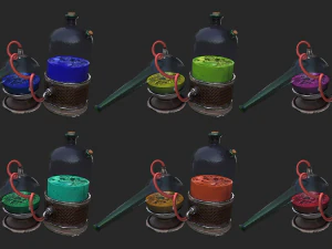 alchemical potion mixer equipment 3D Model
