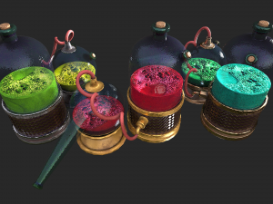 alchemical potion mixer equipment 3D Модель