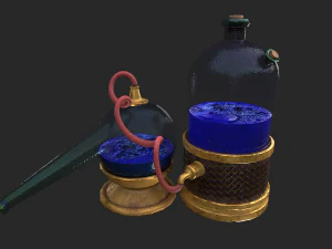 alchemical potion mixer equipment 3D Model
