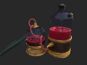 alchemical potion mixer equipment 3D Model