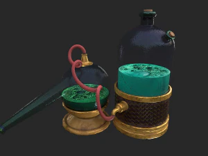 alchemical potion mixer equipment 3D Model