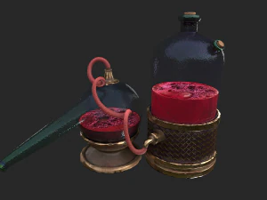alchemical potion mixer equipment 3D Model
