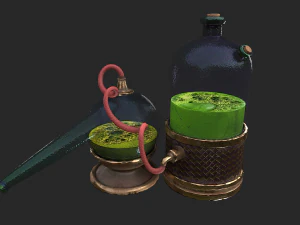 alchemical potion mixer equipment 3D Model