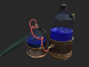alchemical potion mixer equipment 3D Model