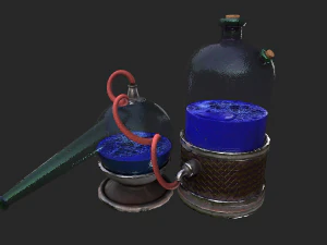alchemical potion mixer equipment 3D Model