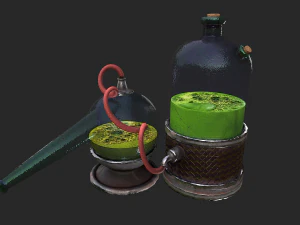 alchemical potion mixer equipment 3D Model