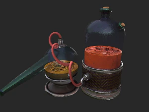 alchemical potion mixer equipment 3D Model