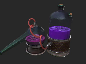 alchemical potion mixer equipment 3D Model