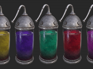 medieval capsule laboratory Modelo 3D