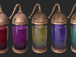 medieval capsule laboratory Modelo 3D