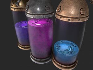 medieval capsule laboratory Modelo 3D
