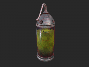 medieval capsule laboratory Modelo 3D