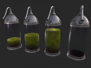 medieval capsule laboratory Modelo 3D